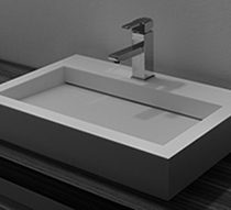 Opzet wasbak solid surface